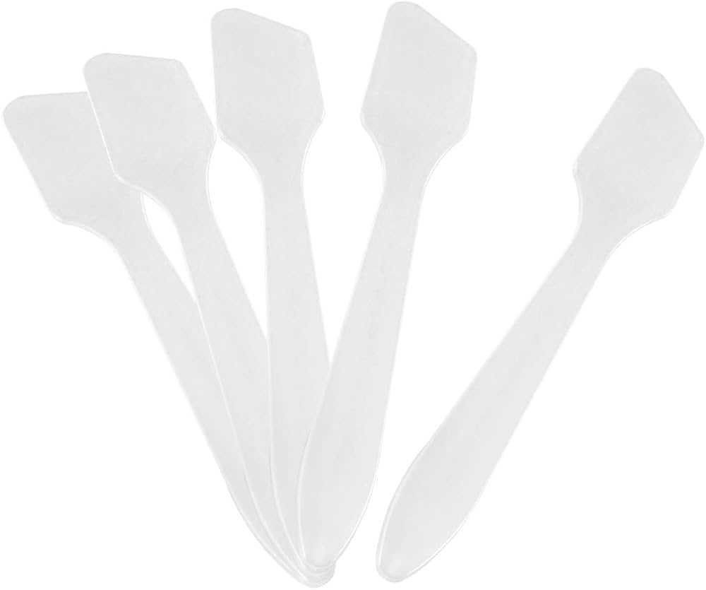 Cosmetic Spatula (Angled Spade Shape) Small - 50/pk