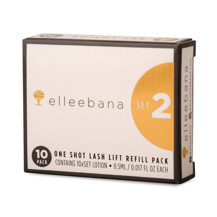Elleebana One Shot #2 SET (ONLY) Individual Solution Refill Pack - 10 Sachets