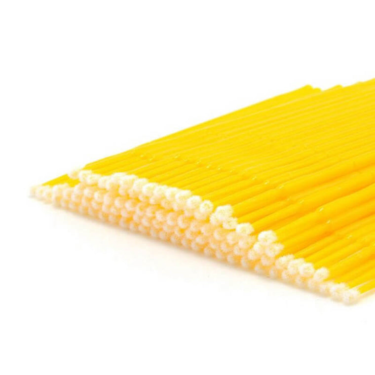 Disposable Eyelash Micro Brushes - 100/pk
