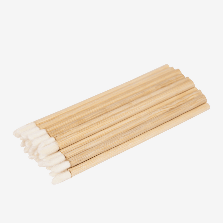Bio-Degradable Bamboo Disposable Lip Gloss Wands - 50pcs