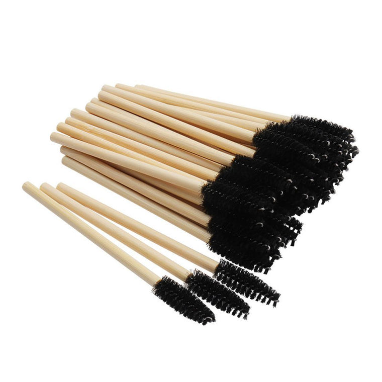 Eco Friendly Disposable Bamboo Mascara Wands - 100pcs