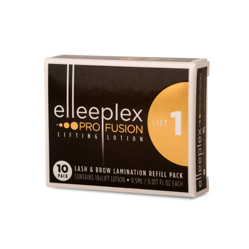 Elleebana Elleeplex Pro Fusion Lash & Brow Lamination #1 LIFT (ONLY) Individual Solution Refill Pack - 10 Sachets