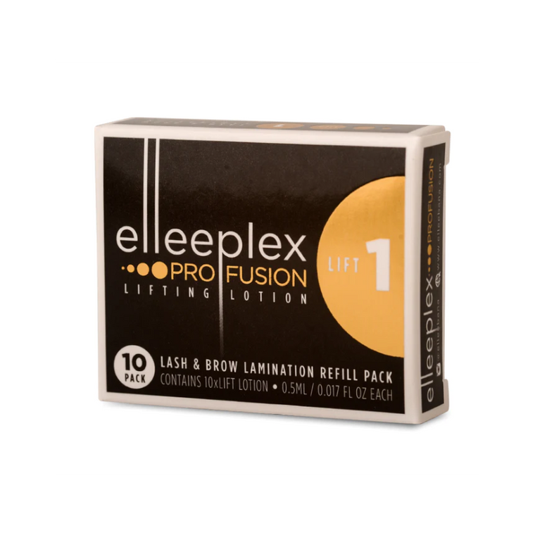 Elleebana Elleeplex Pro Fusion Lash & Brow Lamination #1 LIFT (ONLY) Individual Solution Refill Pack - 10 Sachets