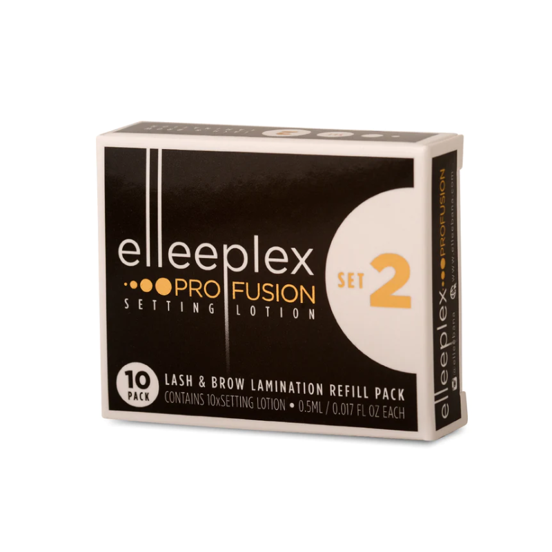 Elleebana Elleeplex Pro Fusion Lash & Brow Lamination #2 SET (ONLY) Individual Solution Refill Pack - 10 Sachets