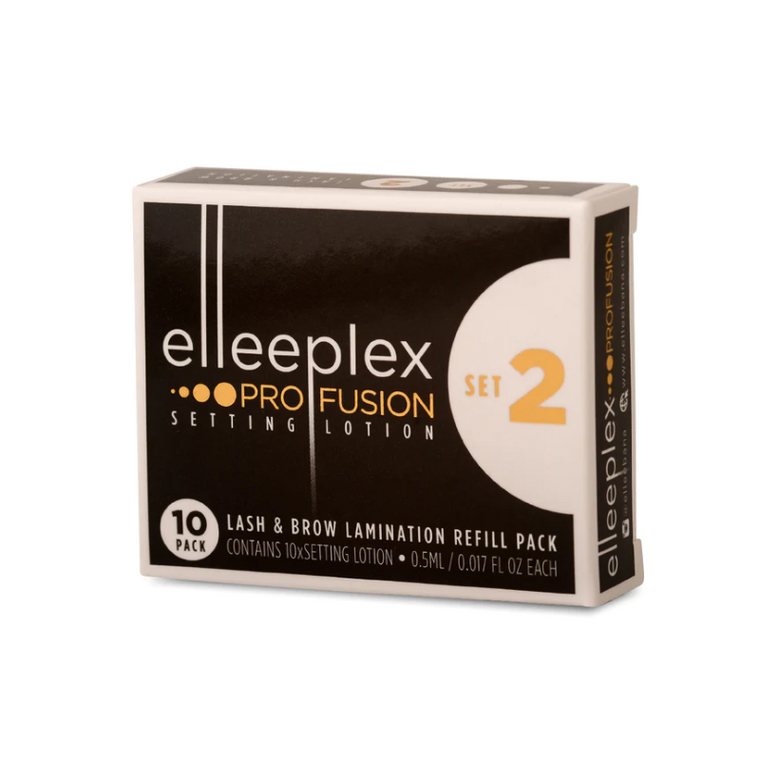 Elleebana Elleeplex Pro Fusion Lash & Brow Lamination #2 SET (ONLY) Individual Solution Refill Pack - 10 Sachets